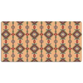 Podkładki na biurko - Duża podkładka na biurko Indiańskie motywy 120x60cm, Dywanomat - miniaturka - grafika 1