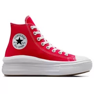 Trampki damskie - Buty Converse Chuck Taylor All Star Move A09073C - czerwone - miniaturka - grafika 1