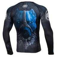 Kimona, stroje i obuwie - Pit Bull Rashguard Skull Dog Longsleeve - miniaturka - grafika 1