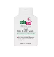 Kosmetyki do mycia twarzy - Sebamed Sensitive Skin Liquid Face & Body Wash bezalkaliczna emulsja do twarzy i ciala 20ml - miniaturka - grafika 1