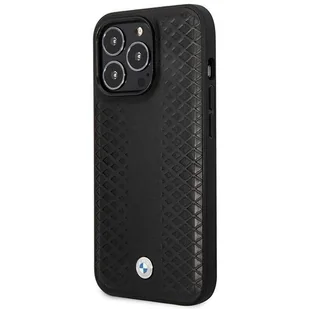 Etui BMW BMHMP14X22RFGK iPhone 14 Pro Max 6,7" czarny/black Leather Diamond Pattern MagSafe - Etui i futerały do telefonów - miniaturka - grafika 2