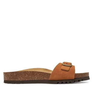 Klapki Scholl Estelle F32156 Brązowy - Klapki i japonki damskie - miniaturka - grafika 1