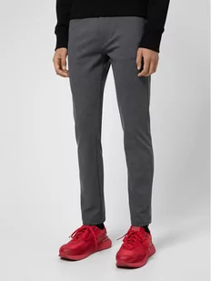 Hugo Spodnie materiałowe Iggy204 50437956 Szary Extra Slim Fit - Spodnie męskie - miniaturka - grafika 1