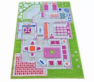 Dywany dla dzieci - IVI Little Helper 121 md015ye10153 hipoalergiczny skutkami alergogennymi grubszy 3d dywan dla dzieci do zabawy, 100 x 150 cm, zielony 121MD015YE10153 - miniaturka - grafika 1