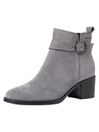 Botki damskie - Tamaris Damskie sztyblety 1-25034-29, czarne, 38 EU - miniaturka - grafika 1
