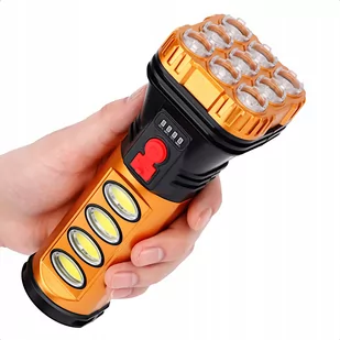 Mocna Latarka Wielofunkcyjna 13 x Led T6 Wojskowa - Latarki - miniaturka - grafika 1