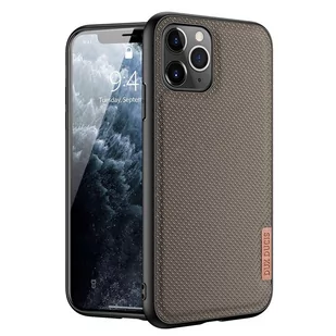 Dux Ducis Fino etui pokrowiec pokryty nylonowym materiałem iPhone 11 Pro Max zielony - Etui i futerały do telefonów - miniaturka - grafika 1