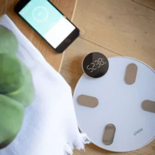 Inteligentna waga cyfrowa z Bluetooth, biała Lumarko! - Wagi łazienkowe - miniaturka - grafika 4