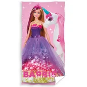 Okrycia kąpielowe dla dzieci - Ręcznik bawełniany 70x140 Barbie 235001 - miniaturka - grafika 1