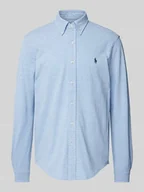 Koszule męskie - Koszula casualowa o kroju regular fit z kołnierzykiem typu button down - miniaturka - grafika 1