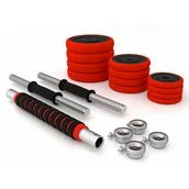 Gryfy - HMS SGGX20 SZTANGIELKI GUMOWANE 20KG HMS 17-59-132 - miniaturka - grafika 1