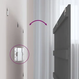 Wezgłowie łóżka, szare, 140x3x60 cm, lite drewno sosnowe Lumarko - Inne meble do sypialni - miniaturka - grafika 7