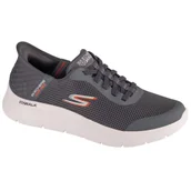 Buty trekkingowe męskie - Tenisówki Skechers Model Slip Ins: Go Walk Arch Fit Kolor Szary - miniaturka - grafika 1