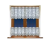 Firany - BIAŁY LAMBREKIN ŻAKARDOWY  248850 60x 300cm  MONDOMI - miniaturka - grafika 1