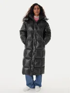 Kurtki damskie - Tommy Jeans Kurtka puchowa Alaska DW0DW21615 Czarny Relaxed Fit - miniaturka - grafika 1