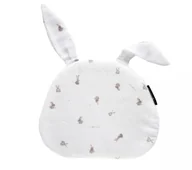 Kołdry i poduszki dla dzieci - Beżowe króliczki - poduszka muślinowa 24x27 cm Lullalove - miniaturka - grafika 1