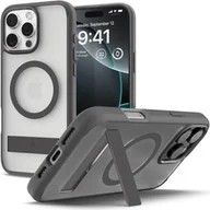 Etui i futerały do telefonów - Spigen Etui Ultra Hybrid S Mag do MagSafe do iPhone 16 Pro Max, półprzezroczysto-szare - miniaturka - grafika 1