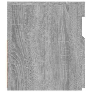 Lumarko Szafka pod TV z oświetleniem LED, szary dąb sonoma, 90x35x40 cm - Szafki RTV - miniaturka - grafika 10