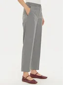 Spodnie damskie - Tommy Hilfiger Chinosy WW0WW42951 Szary Straight Fit - miniaturka - grafika 1