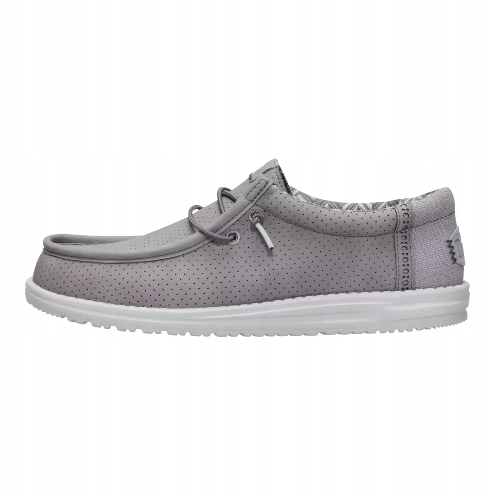 HeyDude Męskie Lekkie Mokasyny Buty Półbuty Wsuwane Wally Perforated 40