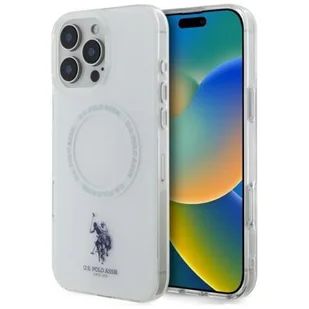 Etui US POLO ASSN IML Ring MagSafe do Apple iPhone 16 Pro Biały | Bezpłatny transport - Etui i futerały do telefonów - miniaturka - grafika 1