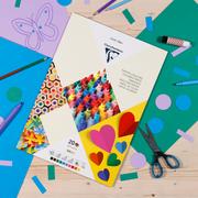 Zabawki kreatywne - Blok papierów kolorowych A3 120g 20ark - miniaturka - grafika 1