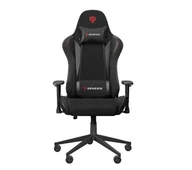 Fotele gamingowe - Genesis Nitro 440 G2 Gamingowy do 120kg Skóra ECO Tkanina Czarny - miniaturka - grafika 1
