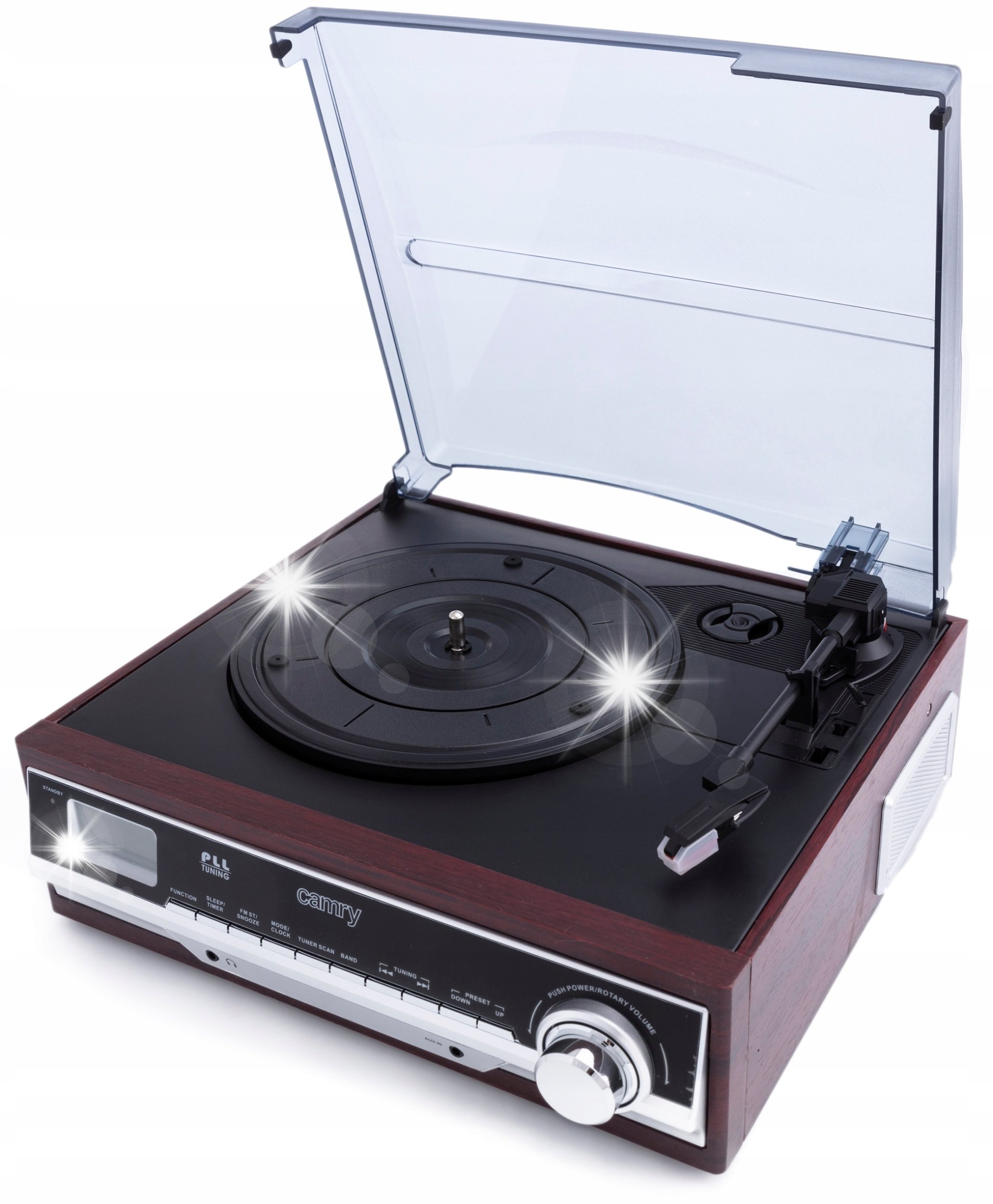 Camry CR 1168 Gramofon z radiem i Bluetooth / MP3 / USB / SD / Nagrywaniem