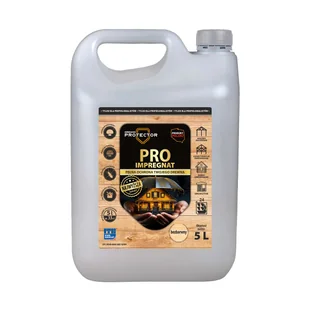 Protector Impregnat do zabezpieczenia i leczenia drewna bezbarwny 5 l - Farby i impregnaty do drewna - miniaturka - grafika 1
