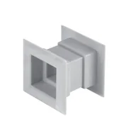 Kratki wentylacyjne - Osłona wentylacyjna drzwiowa 45x45 K91 - miniaturka - grafika 1