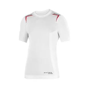 T-shirt kartingowy Sparco K-CARBON biały - Odzież do sportów motorowych - miniaturka - grafika 1