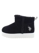 Botki damskie - U.S. Polo Assn. Botki zimowe w kolorze czarnym - miniaturka - grafika 1