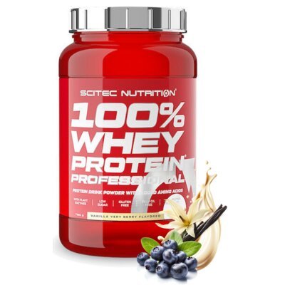 Odżywka białkowa SCITEC NUTRITION 100% Whey Protein Professional Wanilia z jagodą (780 g)