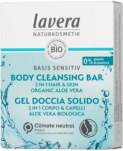 Lavera Basis Sensitiv  Body Cleansing Bar 2In1 50 g - mydło do ciała 50 g - Mydła - miniaturka - grafika 1