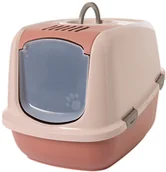 Kuwety dla kotów - SAVIC-TOALETA DLA KOTA NESTOR JUMBO TUSCAN RED 66,5 x 48,5 x 46,5cm /3 - miniaturka - grafika 1