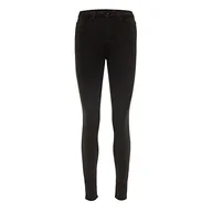 Spodnie damskie - VERO MODA Damskie spodnie jeansowe, czarny, (XS) W / 30L - miniaturka - grafika 1