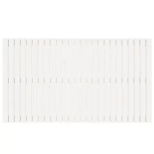 Wezgłowie łóżka, białe, 159,5x3x90 cm, lite drewno sosnowe Lumarko! - Inne meble do sypialni - miniaturka - grafika 5