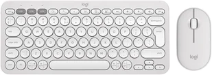 Logitech Pebble 2 Combo Biały | - Zestawy myszka + klawiatura - miniaturka - grafika 1