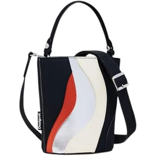 Desigual Women's Accessories PU Shoulder Bag, materiał Finish, Wykończenie materiału - Torebki damskie - miniaturka - grafika 1