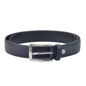 Paski - Pasek męski skórzany PIERRE CARDIN PSN 6226 Niebieski - miniaturka - grafika 1