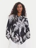 Koszule damskie - Guess Koszula W5YH03 WF1T2 Czarny Regular Fit - miniaturka - grafika 1