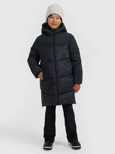4F Płaszcz puchowy z wypełnieniem syntetycznym dziewczęcy - czarny 134 (8-9 lat) - Kurtki i płaszcze dla dziewczynek 4F Płaszcz puchowy z wypełnieniem syntetycznym dziewczęcy - czarny 134 (8-9 lat) - Kurtki i płaszcze dla dziewczynek - miniaturka - grafika 1