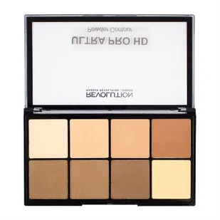 Makeup Revolution HD Pro Powder Contour paleta do konturowania twarzy Light Medium 20g - Bronzery i konturowanie twarzy - miniaturka - grafika 3