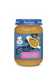 Gerber NESTLE POLSKA S.A. Nestlé sos polski ze schabem i suszonymi śliwkami po 12 miesiącu 190 g 3737921 - Dania dla dzieci - miniaturka - grafika 1