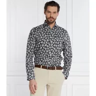 Koszule męskie - BOSS Lniana koszula H-JOE | Regular Fit - miniaturka - grafika 1