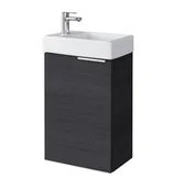 Szafki łazienkowe - Szafka łazienkowa z umywalką Uptrend Fika 40 cm antracyt 003-SU40-03+TR41355 - miniaturka - grafika 1