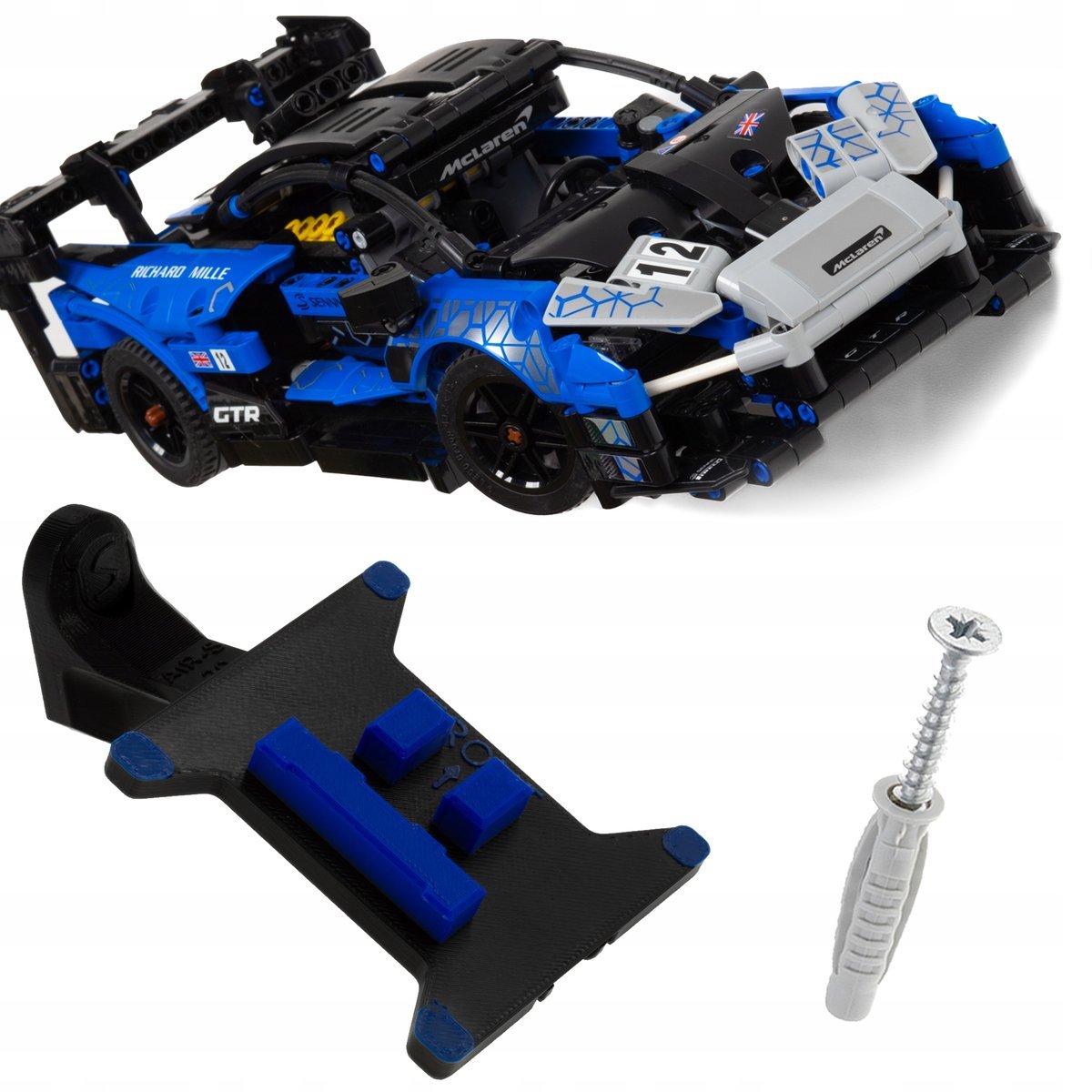 McLaren Senna GTR - 42123 - Uchwyt na ścianę Półka na LEGO TECHNIC model