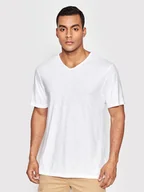 Koszulki męskie - Benetton United Colors Of T-Shirt 3JE1J4264 Biały Relaxed Fit - miniaturka - grafika 1