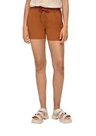 Spodenki damskie - Q/S by s.Oliver Szorty damskie, Brown, 40 - miniaturka - grafika 1