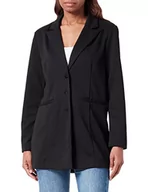 Bluzy damskie - ICHI Damska bluza IHKATE Glitz BL 194008/czarna, L - miniaturka - grafika 1